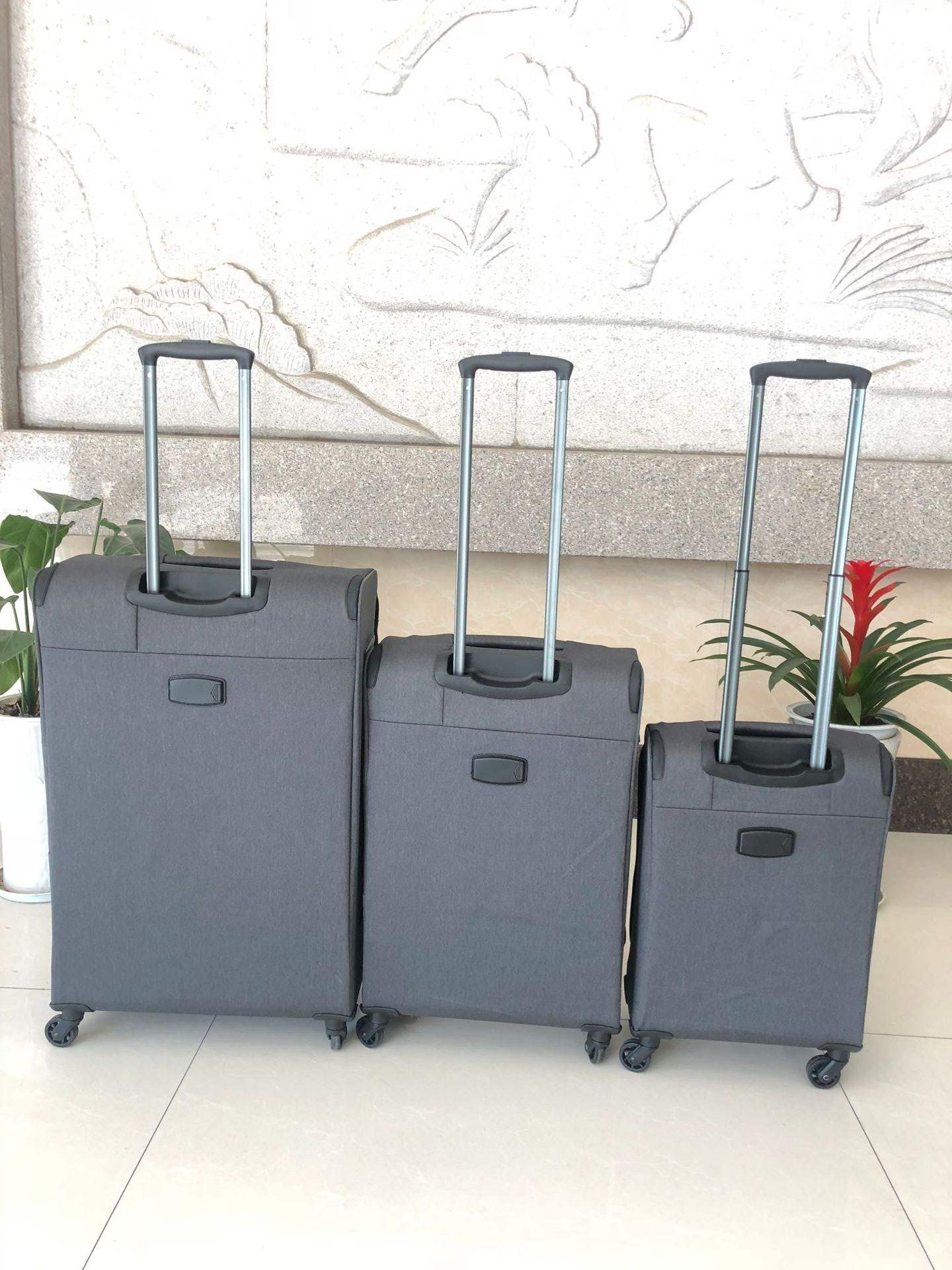Ultralight Light Oxford Luggage Travel Suitcase with 360 Steering Wheel | Qicheng-HC Model | Jiaxing